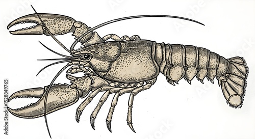 lobster isolated on white background
