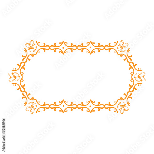 frame made of red and yellow flowers