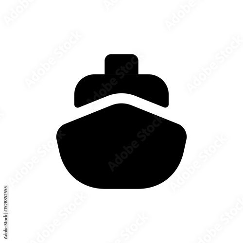 ship icon simple design, illustration logo, boat icon, vessel icon