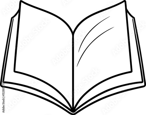 open book isolated on white