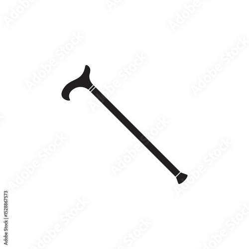 Medical crutches symbol icon