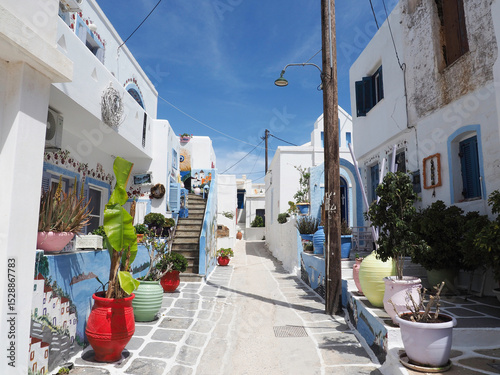 Fototapeta Naklejka Na Ścianę i Meble -  Beautiful townscape in Greece Kythnos island