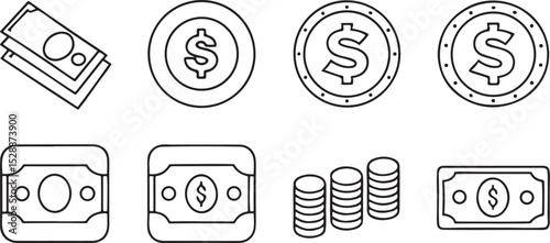 Dirham Currency Icons Solid Black UAE Money Symbols Financial Vector Pack
