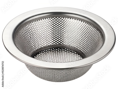 Mini sink strainer, ultra realistic uhd photo, on transparent background