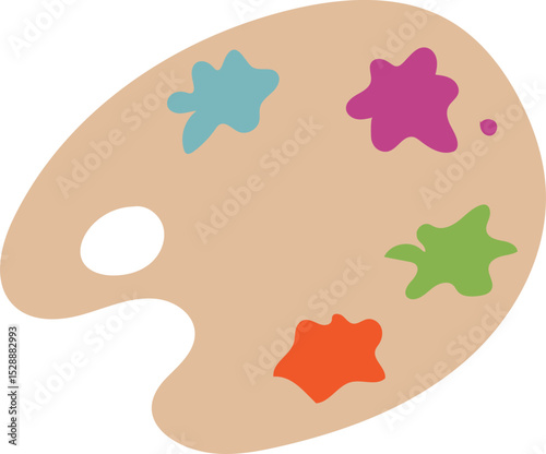 Artist palette illustration