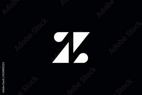 Free Download initial letter z abstract business Minimal awesome trendy professional logo design template, letter z forms with triangle icon, letter z corporate logo - GFXLoad