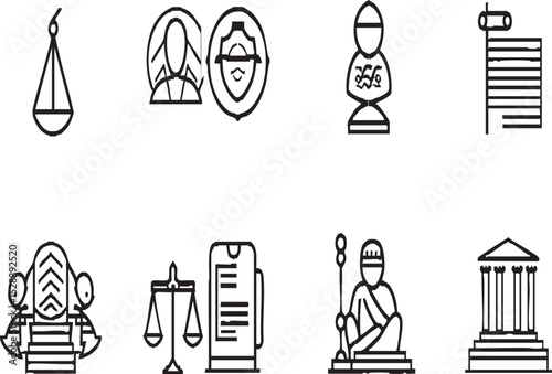  "Law and Justice System Icons".