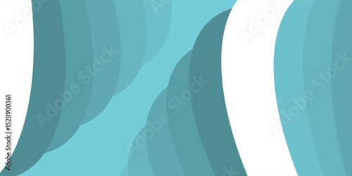 Abstract blue wave background, minimal wave design concept, vector illustration.