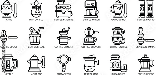 Coffee Brewing Methods Ultimate Guide to Coffee Machines, Tools & Techniques - A Comprehensive Visual Guide to Different Coffee Preparation Methods, from Espresso to Drip Coffee.