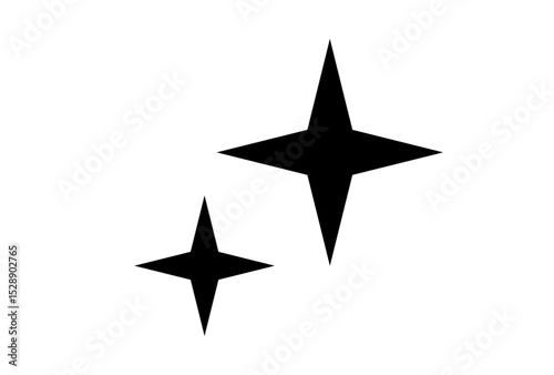 Glitter, stars, icon, vector	