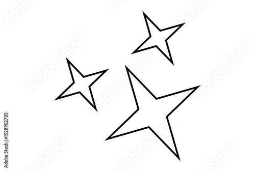 Glitter, stars, icon, vector	