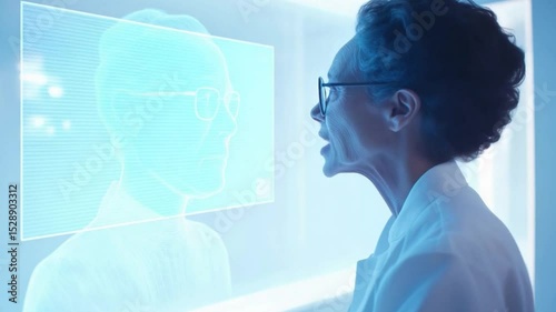 Emotional reunion through holographic technology offers connection and remembrance of lost loved ones