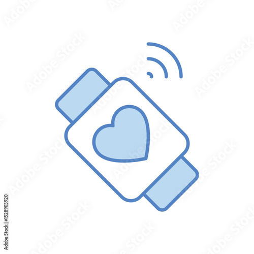 Fitness Tracker Icon vector stock illustration