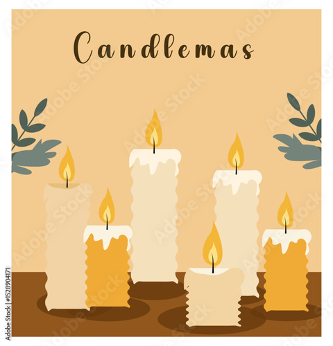 Candlemas Feast of Lights Vector Collection-04