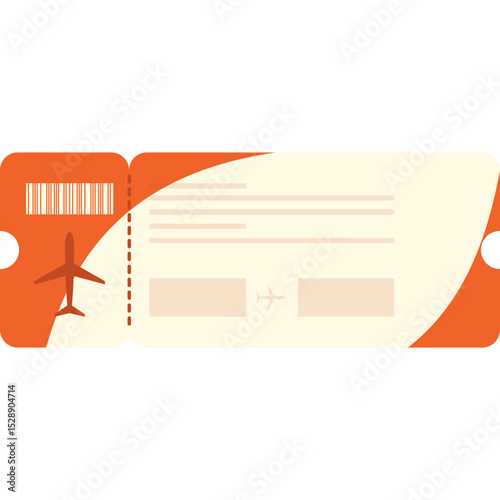 Airplane Travel Ticket