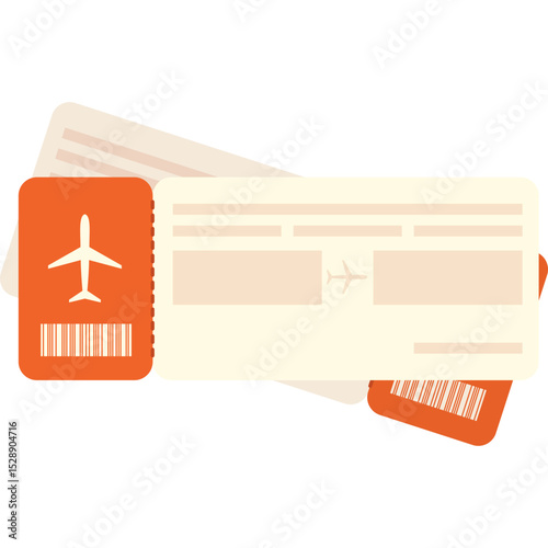 Airplane Travel Ticket