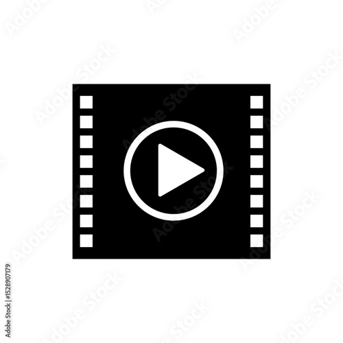 Cinema icon vector. Play illustration sign. Watch online symbol. Movies web icon. Cinema symbol for web and mobile app.