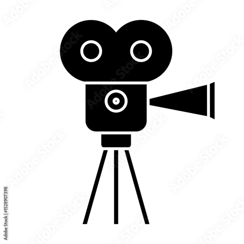 Video camera icon vector. Filming illustration sign. Cinema online symbol. Movies web icons. Video camera symbols for web and mobile app.
