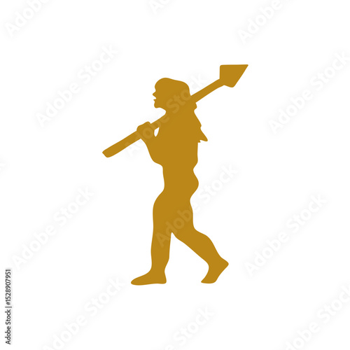 Hand drawn human evolution illustration 