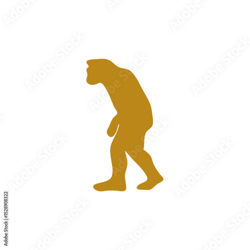 Hand drawn human evolution illustration 