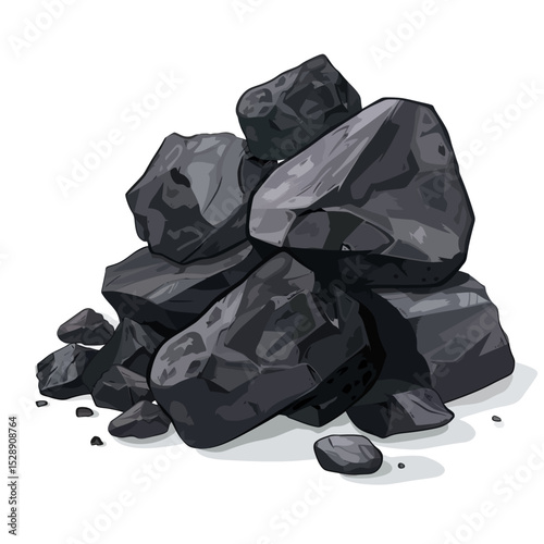 Charcoal vector 