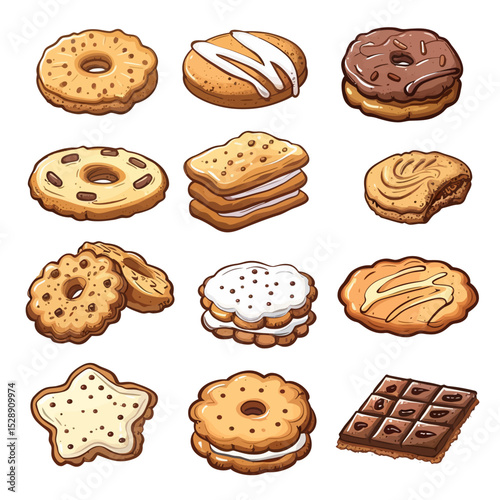 set of cookies isolated 
