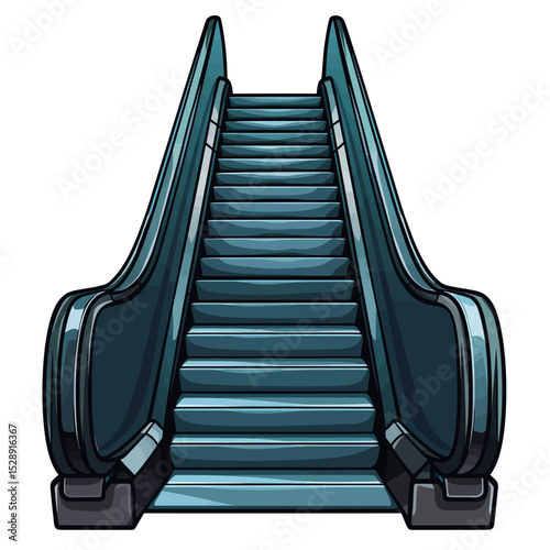 escalator going up