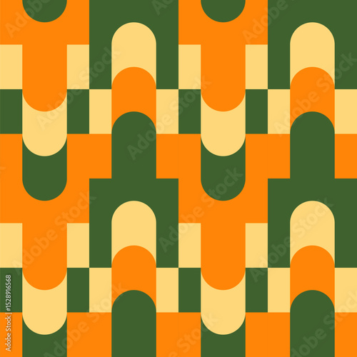 Abstract geometric seamless...