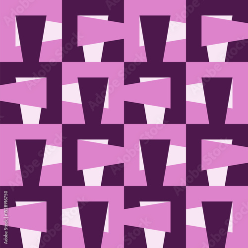 Abstract geometric seamless...