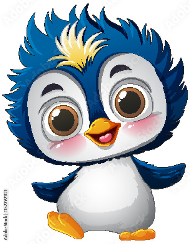 Adorable Baby Penguin Illustration