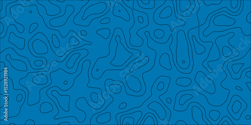 Artistic seamless pattern inspired by terrain contours

