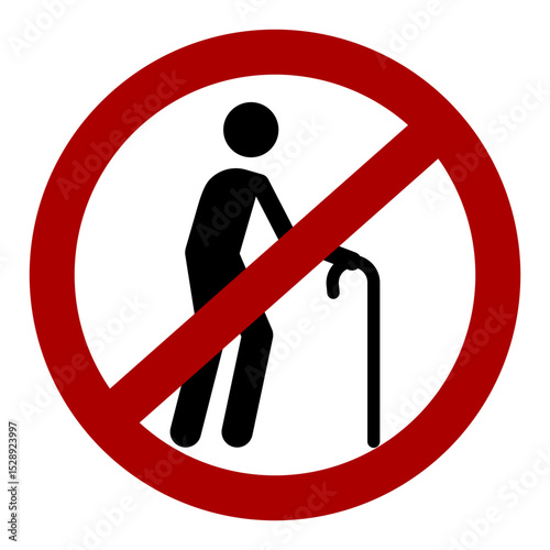 No elderly visitor allowed