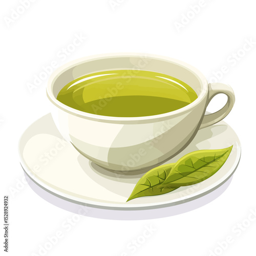 cup of green tea