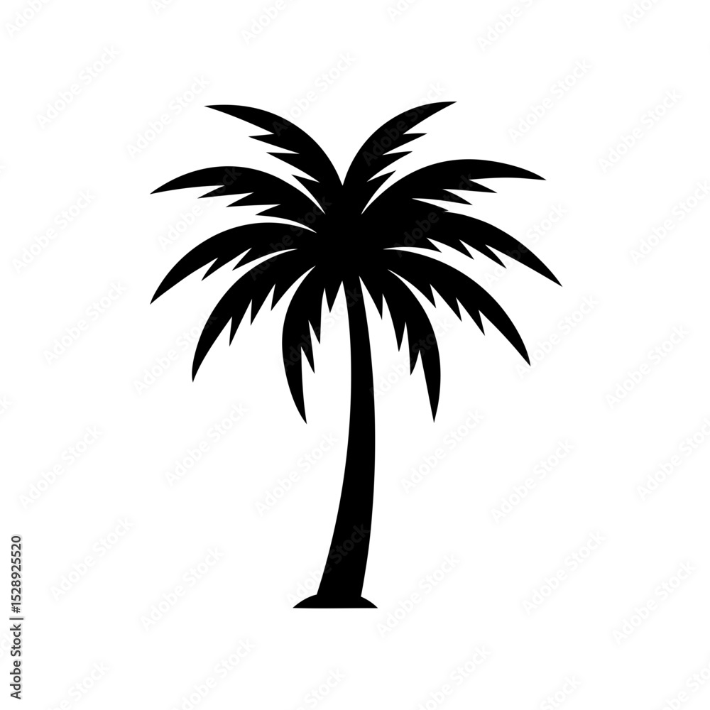 Obraz premium Palm Tree Decal Vector Design by Ericbracewell