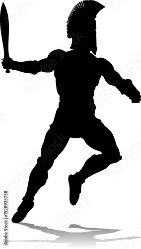 Spartan Silhouette Gladiato...
