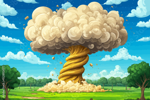Tornado illustration 