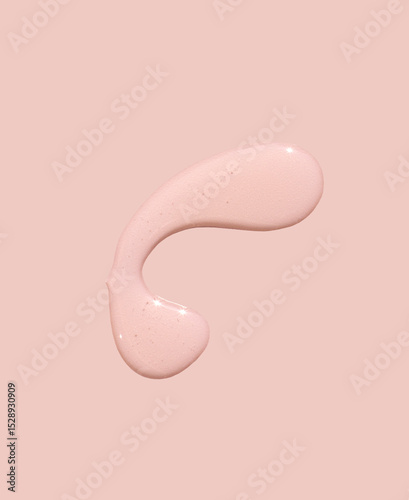drop gel serum on pink background