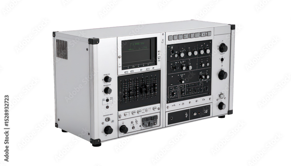 Fototapeta premium White audio equipment device