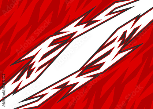 Abstract background with geometric spike arrow line pattern and with some copy space area