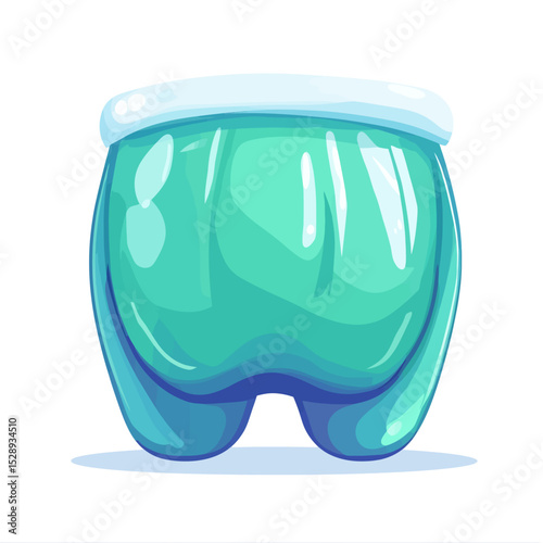 Baby diaper on white background 