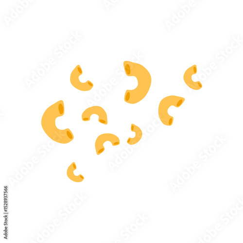 Italian macaroni pasta vector illustration 