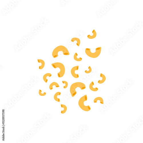 Italian macaroni pasta vector illustration 