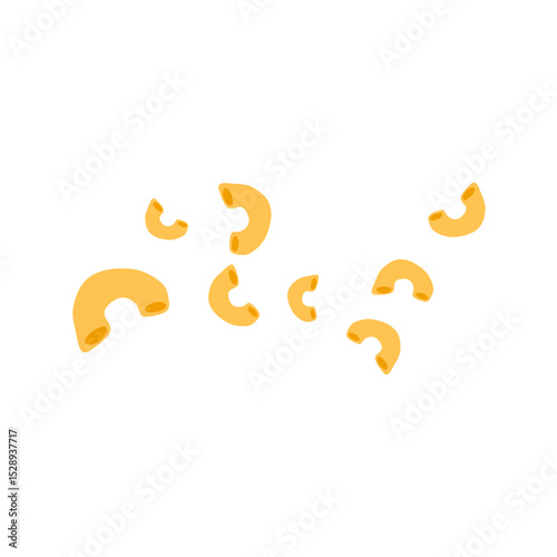 Italian macaroni pasta vector illustration 