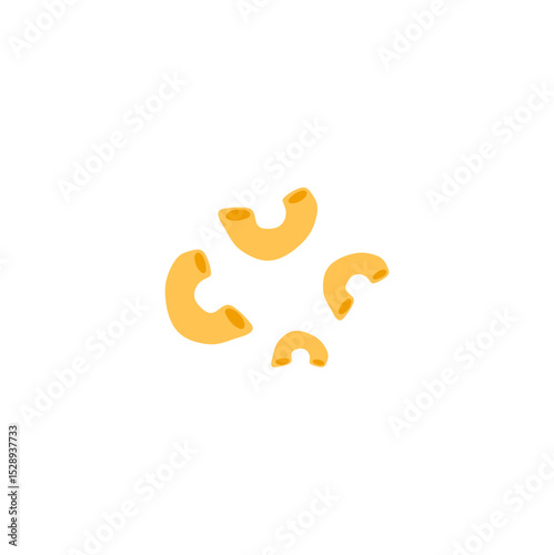 Italian macaroni pasta vector illustration 