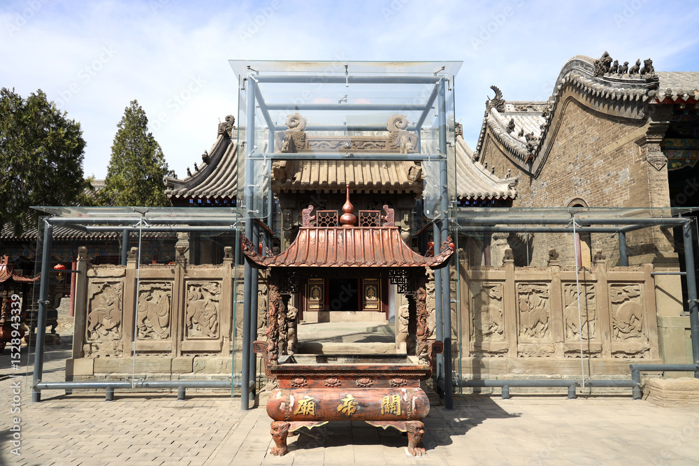 Fototapeta premium Chaoyang Guandi Temple, Chaoyang, Liaoning, China