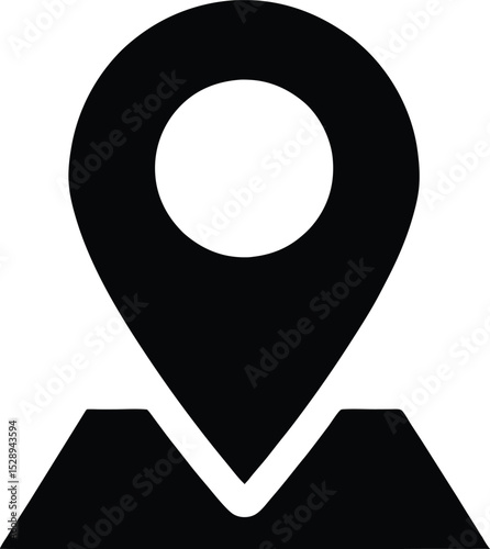 GPS Location Pin Icon Map Marker Navigation Vector