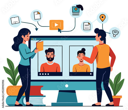 Remote Team Collaboration and Online Communication for Business