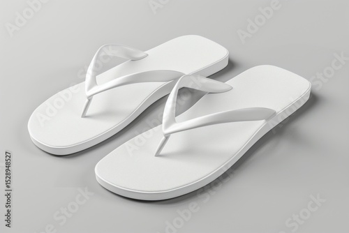 Wallpaper Mural Flip flops shoe white flip-flops footwear. Torontodigital.ca