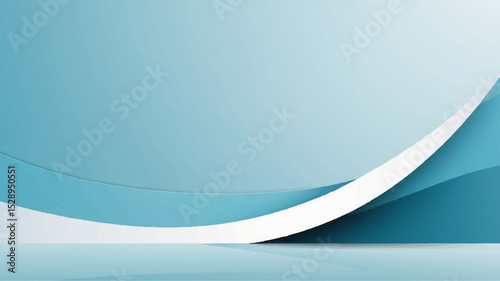 Abstract blue background with a dynamic wave design and subtle light texture, perfect for business and technology concepts