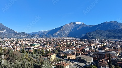 Aerial View of a Scenic Town